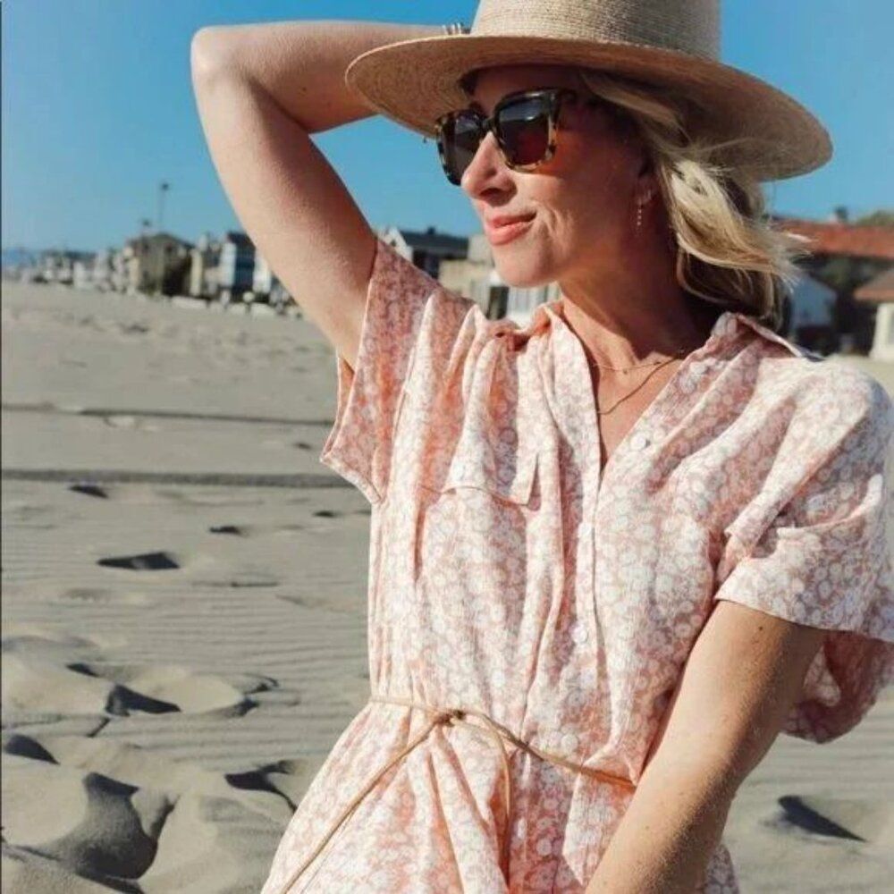 Lost + Wander The Seascape Cover Up Dress Beachy XS/S